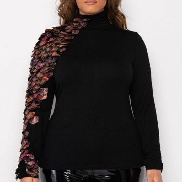 PLUS ANASTASIA BROCADED TO THE  SCALE TOP  ( BRAND NEW !!!! ) - Picture 1 of 8